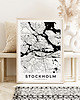 plakaty Plakat Sztokholm mapa 5