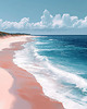 plakaty Plakat - White Beach 1