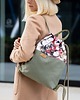 plecaki Plecak wodoodporny peonie na khaki 1
