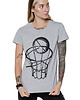 t-shirt damskie T-shirt damski UNDERWORLD Streetball szary 1