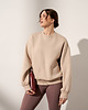 bluza bez kaptura damska Bluza do jogi JUST PERFECT Oversize Sweatshirt - sandy beach m/l 1