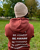 czapki i kapelusze męskie Męska czapka beanie z bawełny logo kolorowe Beżowy 3