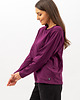 bluzki z długim rękawem damskie Longsleeve ,, LILY"  bakłażan 1