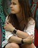 bransoletki - inne Zebra - miedziana bransoletka 3
