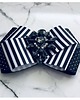 broszki Brosza Black & White  w paski NEW 4