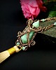 wisiory Naszyjnik perfumetka z amazonitem wire wrapping 6