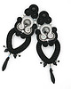 kolczyki soutache Czarne długie kolczyki soutache 2