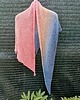 szale damskie Asymetryczna Chusta Pastelowy Motyl Ombre 7