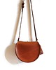 torby na ramię ROUND Bag koniakowa skóra jucht 3
