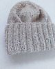 czapki damskie Na drutach "Peru Puna" 100% alpaca beż 3