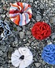 gumki do włosów Multicolour knitted scrunchie 7