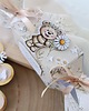 kartki scrapbooking MIŚ ZE STOKROTKĄ zaproszenie + podziękowanie 7