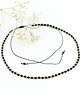 chokery Czarny choker z koralików 2
