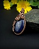 wisiory Wisiorek wire wrapping z lapis lazuli 5