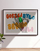 plakaty Typograficzny plakat poziomy Gorzej było - Kolaż Fine Art 2