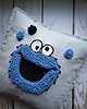 poduszki plecione Poduszka dekoracyjna cookie monster 3