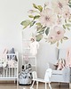 naklejki ścienne do pokoju dziecka Naklejka ścienna Magnolie Zestaw 4