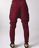 spodnie dresowe damskie Bordowe bawełniane damskie baggy pumpy 4