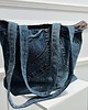 torby na ramię Jeansowa Torba z kotem  na ramie patchwork  torba jeansowa torebka jeans 1