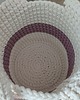 torby na ramię Torba szydełkowa na ramię ze sznurka bawełnianego 23cmx30cm 3