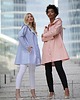płaszcze damskie VANNSKJOLD płaszcz przeciwdeszczowy GRACE FLASH peach pink 1