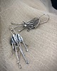 kolczyki wire wrapping little mare 2