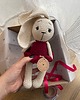 przytulanki dla niemowląt i dzieci Prezent krolisia na roczek,urodziny, chrzest święty, babyshower, mikołaj 1
