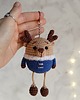 breloki Brelok renifer, Brelok jelonek, Brelok na prezent, Upominek świąteczny 5