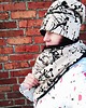 czapki damskie Czapka z Chustą damska dwustronna beż farba 1