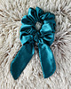 gumki do włosów Satynowa gumka do włosów scrunchie Szmaragd RÓŻNE MODELE 3