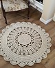 dywany Dywan szydełkowy ze sznurka 110cm 2