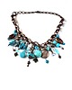 naszyjniki - inne Turkusowy naszyjnik w stylu boho unikat handmade dla fanki turkusów PREZENT 5