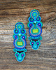 kolczyki soutache Orientalne kolczyki sutasz 4