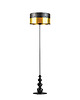 lampy podłogowe Glamour lampa podłogowa do salonu z abażurem ROMA GLAM 6