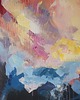 obrazy Oprawiony obraz, ręcznie malowany na płótnie 70x100 cm - pejzaż 9