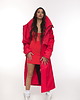 płaszcze damskie Parka Longline Collar Vest Oversize red 2