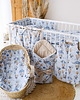 akcesoria do łóżeczek Organizer Do Łóżeczka Pojemny Miękki Bawełna 60x60 cm AVIA od BabyU 4