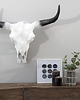 Ozdoby na ścianę Poroże rogi Matador białe aluminium 70cm 4
