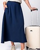 spódnice midi Spódnica midi granatowa 2