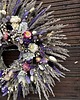 wianki Wianek naturalny fioletowo - biały na bazie traw 5