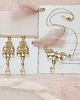 Biżuteria ślubna Kolczyki Perfect Glam Crystalized - Gold 9
