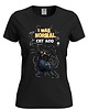 t-shirt damskie I WAS NORMAL koszulka z nadrukiem 6