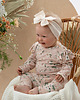 legginsy i getry dla dziewczynki Legginsy niemowlęce HEGE organic bloom 2
