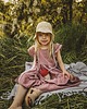 sukienki dla dziewczynki Sukienka Muślinowa Pink Summer 1