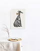 grafiki i ilustracje Grafika Sitting Dog I, siedzący pies 2