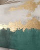obrazy ŚWIETLISTA CISZA  Ręcznie malowany obraz ze złotem 100x70 cm 1