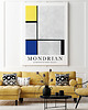 plakaty Plakat Mondrian with yellow 2