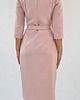 sukienki midi damskie Elegancka Kopertowa sukienka z różą 2