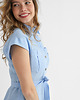 sukienki midi damskie Lniana Sukienka MARIGOLD blue sky 6