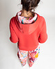 bluza z kapturem damska Bluza z kapturem - Cranberry 4